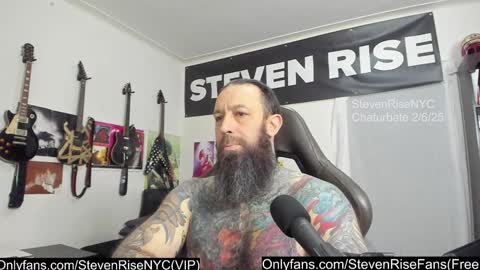 StevenRiseNYC online show from February 6, 12:05 pm