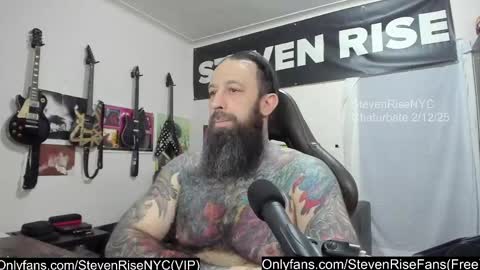 StevenRiseNYC online show from February 12, 1:27 pm