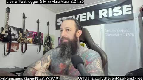 StevenRiseNYC online show from February 18, 1:00 pm
