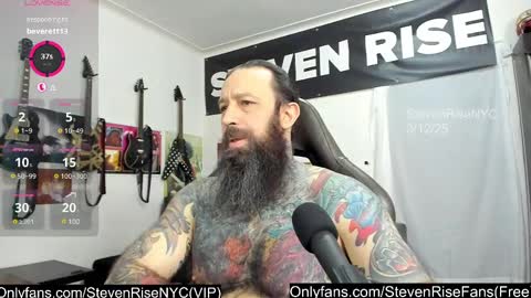StevenRiseNYC online show from March 12, 2:12 pm