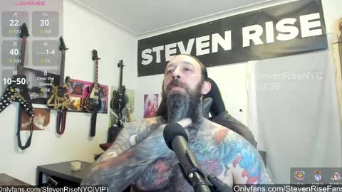 StevenRiseNYC online show from April 2, 11:46 pm