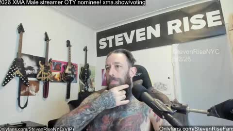 StevenRiseNYC online show from May 4, 12:45 pm