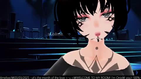 Snapshot of sublimelive chatting on March 4, 3:44 am godess Onix online show from March 4, 3:44 am