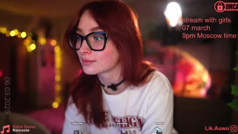 Lika ginger  Jessy blond   online show from March 6, 11:20 pm