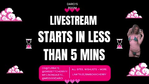 Snapshot of sweeettcherryy chatting on April 19, 7:29 am Cherry B online show from April 19, 7:29 am