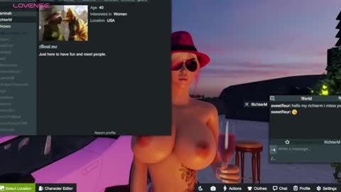 Snapshot of sweet_fleur chatting on September 18, 11:01 am Fleur online show from September 18, 11:01 am