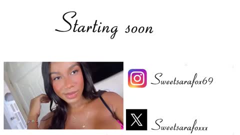 Snapshot of sweetsarafoxxx chatting on October 7, 3:09 pm Sara Sofia Libra online show from October 7, 3:09 pm