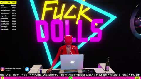  MISTRESS LISA  FIRST 3DXCHAT CAMGIRL   3dxchat anime gaming mistress domina online show from January 4, 3:39 pm