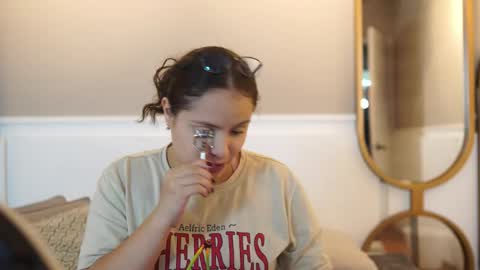 Snapshot of taylerkim chatting on October 22, 7:35 pm Teylor Kim online show from October 22, 7:35 pm