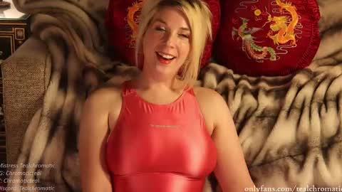 Snapshot of tealchromatic chatting on September 22, 7:21 am Mistress Teal Chromatic online show from September 22, 7:21 am