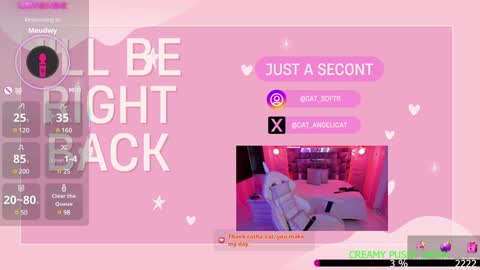 Snapshot of the_cat_girl_ chatting on January 21, 10:08 pm i am Cat online show from January 21, 10:08 pm