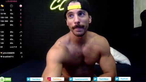 Snapshot of theccboysxxx chatting on September 27, 4:17 am The CC Boys Travis Connor Paul Codi online show from September 27, 4:17 am