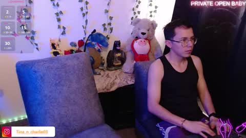 Snapshot of tina_n_charlie chatting on November 24, 1:11 pm Tina N Charlie online show from November 24, 1:11 pm