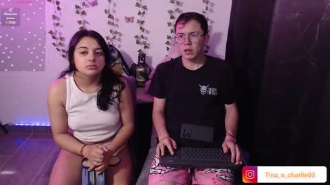 Snapshot of tina_n_charlie chatting on February 3, 2:55 pm Tina N Charlie online show from February 3, 2:55 pm