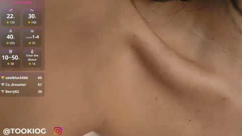 Snapshot of tookiock chatting on April 30, 8:57 pm tookiock online show from April 30, 8:57 pm