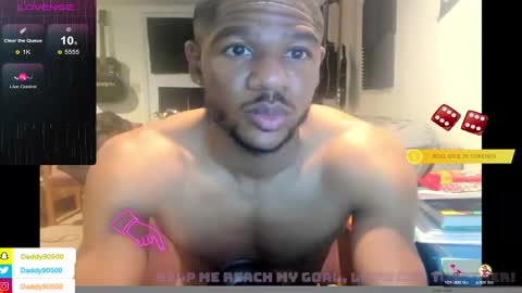 Snapshot of urnewdaddy90 chatting on December 10, 5:50 am Big Daddy online show from December 10, 5:50 am