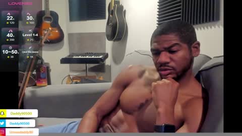 Snapshot of urnewdaddy90 chatting on January 16, 11:48 am Big Daddy online show from January 16, 11:48 am