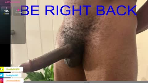 Snapshot of urnewdaddy90 chatting on February 6, 8:23 pm Big Daddy online show from February 6, 8:23 pm