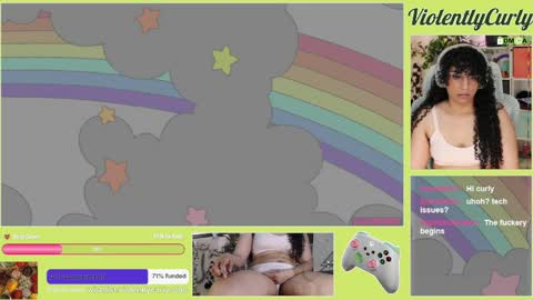 Snapshot of violentlycurly chatting on May 29, 10:08 pm Curly the Coin Operated Toy online show from May 29, 10:08 pm