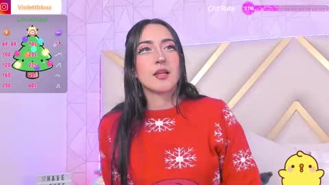 Snapshot of violettbloss chatting on December 14, 12:01 am Violeta online show from December 14, 12:01 am
