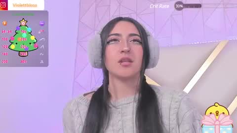 Snapshot of violettbloss chatting on December 19, 2:23 am Violeta online show from December 19, 2:23 am