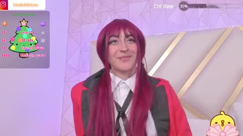 Snapshot of violettbloss chatting on December 24, 5:38 am Violeta online show from December 24, 5:38 am