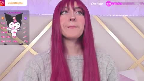 Snapshot of violettbloss chatting on January 10, 10:25 pm Violeta online show from January 10, 10:25 pm