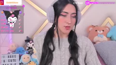 Snapshot of violettbloss chatting on January 27, 9:22 pm Violeta online show from January 27, 9:22 pm