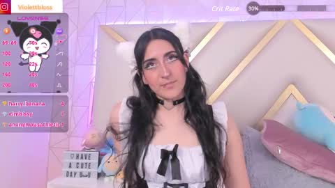 Snapshot of violettbloss chatting on February 7, 12:31 am Violeta online show from February 7, 12:31 am