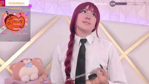 Snapshot of violettbloss chatting on February 21, 12:38 am Violeta online show from February 21, 12:38 am