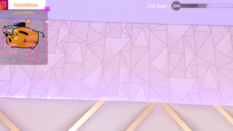 Snapshot of violettbloss chatting on February 21, 3:45 am Violeta online show from February 21, 3:45 am