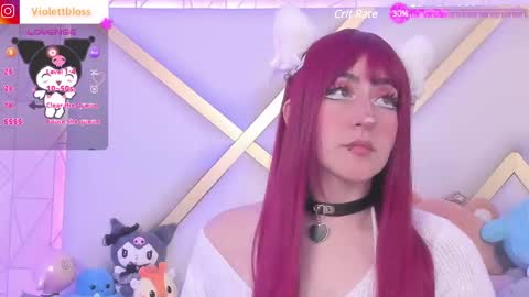 Snapshot of violettbloss chatting on March 12, 9:24 pm Violeta online show from March 12, 9:24 pm