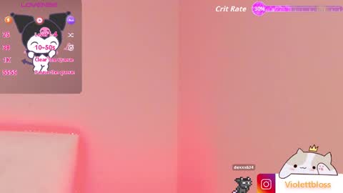 Snapshot of violettbloss chatting on September 11, 3:17 am Violeta online show from September 11, 3:17 am