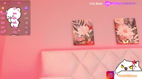 Snapshot of violettbloss chatting on September 24, 3:21 am Violeta online show from September 24, 3:21 am