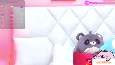 Snapshot of violettbloss chatting on September 25, 3:10 am Violeta online show from September 25, 3:10 am