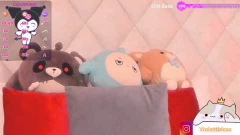 Snapshot of violettbloss chatting on October 2, 3:13 am Violeta online show from October 2, 3:13 am