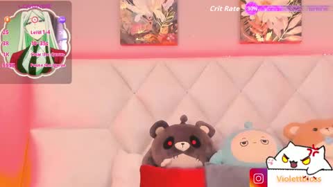 Snapshot of violettbloss chatting on October 3, 7:44 pm Violeta online show from October 3, 7:44 pm