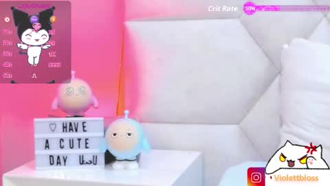 Snapshot of violettbloss chatting on October 8, 3:26 am Violeta online show from October 8, 3:26 am