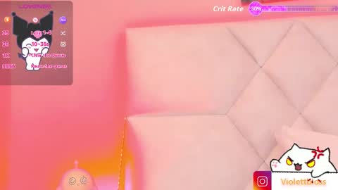 Snapshot of violettbloss chatting on October 9, 3:15 am Violeta online show from October 9, 3:15 am