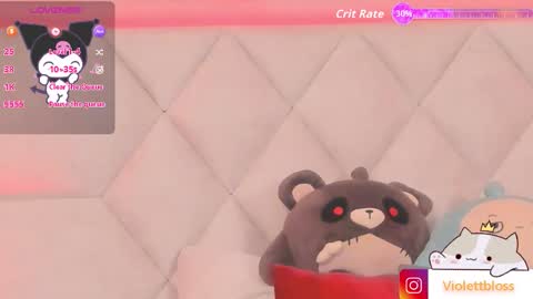 Snapshot of violettbloss chatting on October 17, 3:31 am Violeta online show from October 17, 3:31 am