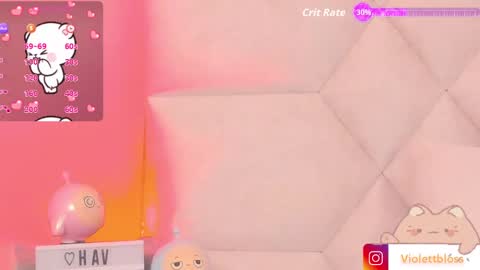 Snapshot of violettbloss chatting on October 29, 3:09 am Violeta online show from October 29, 3:09 am