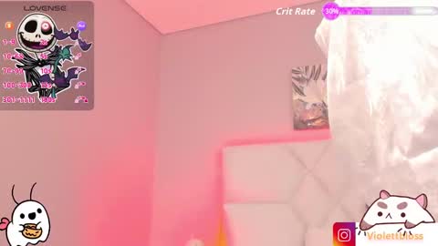 Snapshot of violettbloss chatting on November 1, 3:19 am Violeta online show from November 1, 3:19 am