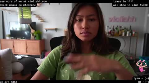 Snapshot of violishh chatting on July 15, 7:08 pm follow me on twitter violishh and ig violishh online show from July 15, 7:08 pm
