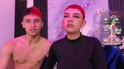 Snapshot of webcamaddicts chatting on September 12, 3:28 am felipe and alejandra online show from September 12, 3:28 am