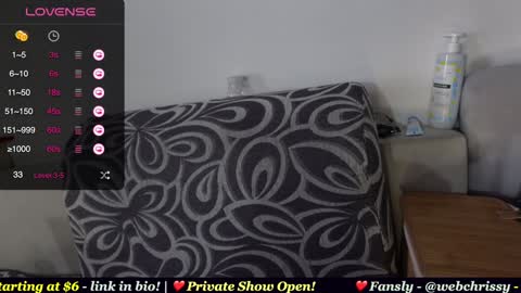 Snapshot of webchrissy chatting on January 25, 7:49 am Chrissy online show from January 25, 7:49 am