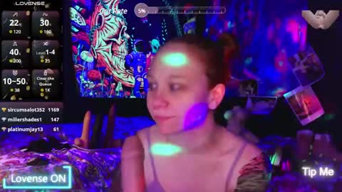 Snapshot of whosplayingwithfire chatting on February 3, 12:47 pm Fire C online show from February 3, 12:47 pm