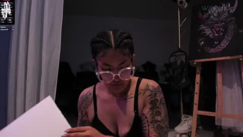 Snapshot of witchofhearts chatting on December 21, 4:19 am Luna Violeta A r t i s t online show from December 21, 4:19 am