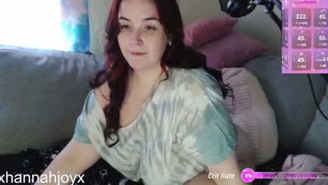 Snapshot of xhannahjoyx chatting on December 3, 7:22 pm hannah online show from December 3, 7:22 pm