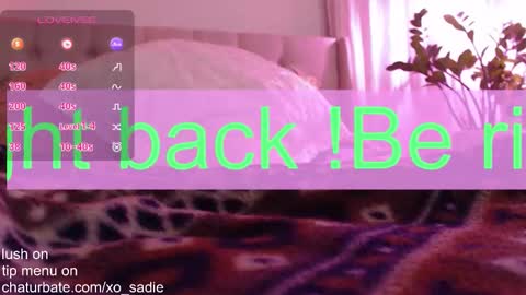 Xo Sadie online show from December 1, 6:18 am