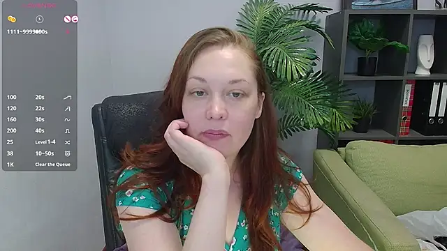 Snapshot of CutieGinger chatting on September 20, 6:20 pm CutieGinger online show from September 20, 6:20 pm